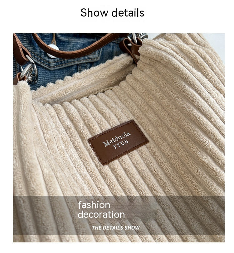 Sac Fourre-Tout En Velours Côtelé - Molinse