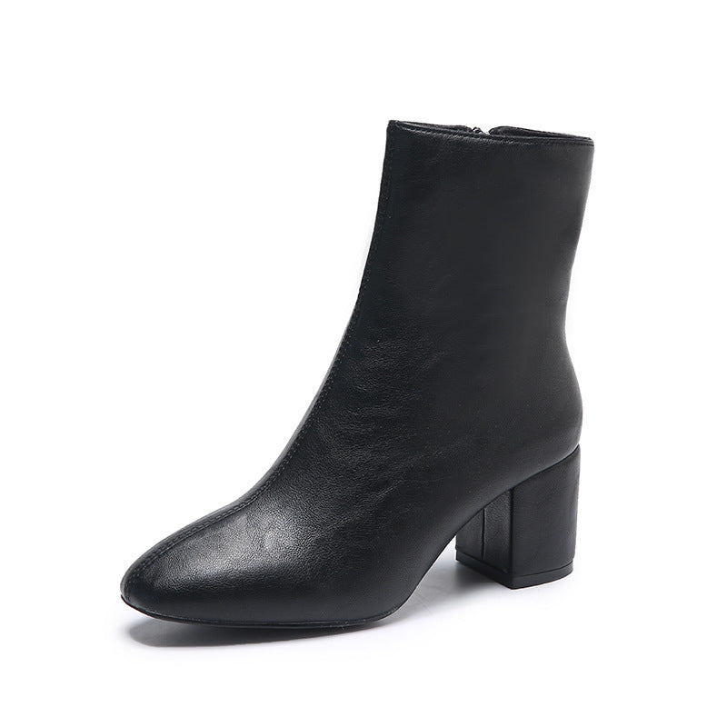 Bottes mode simple talons hauts - Molinse