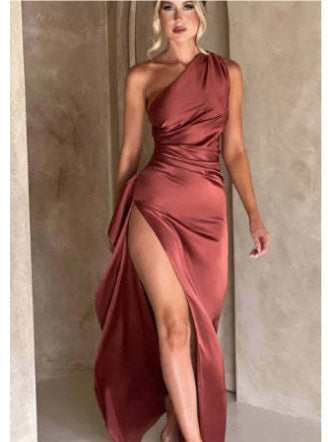 Lune™ | Robe de Soirée Asymétrique - Élégance - Molinse