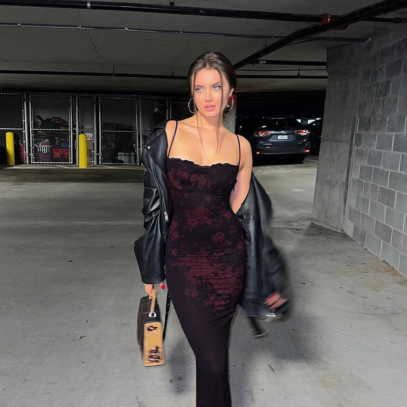 Lina™ | Robe de Soirée Florale - Élégance Royale - Molinse