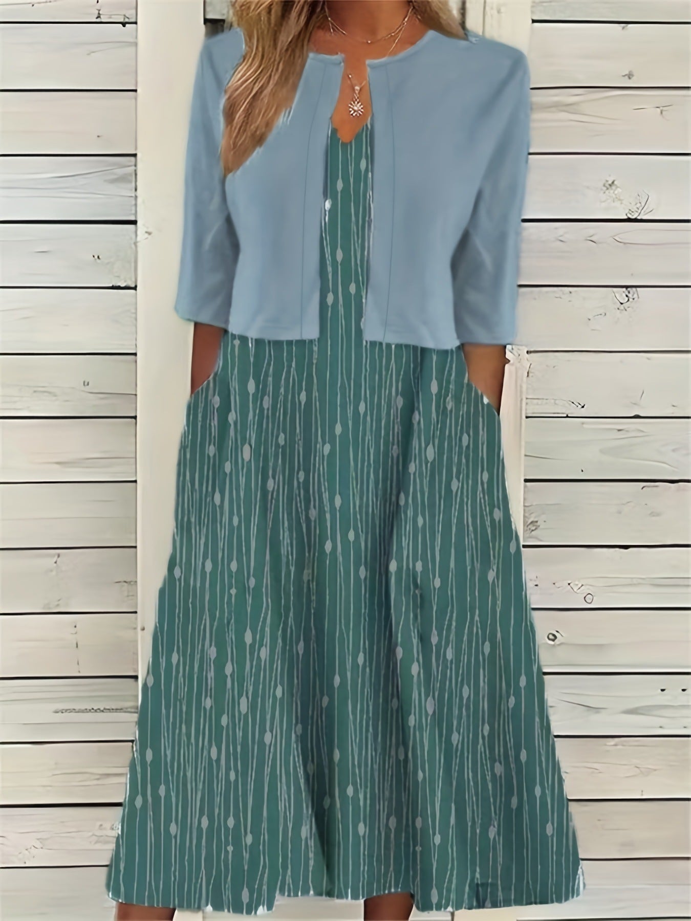 Ensemble haut et robe fleurie - Molinse