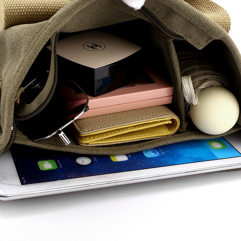 Sac en toile de loisirs de grande capacité. - Molinse