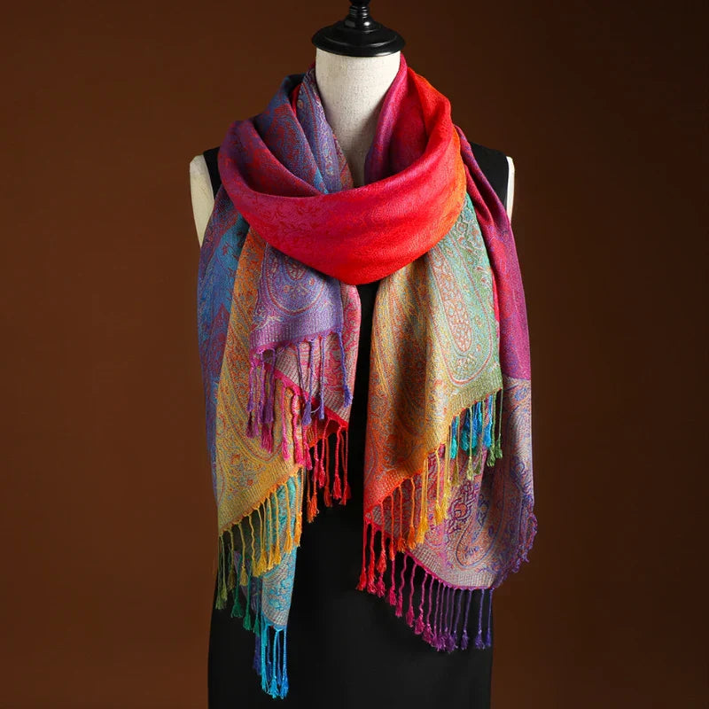 Châle Paisley de Style Bohème pour Femme - Molinse