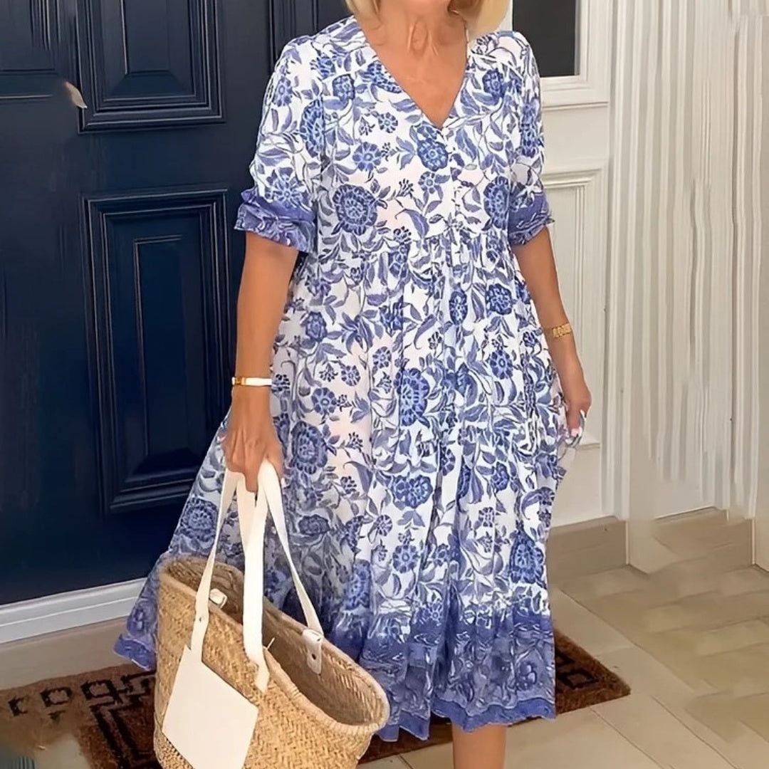 Robe longue à imprimé - Molinse