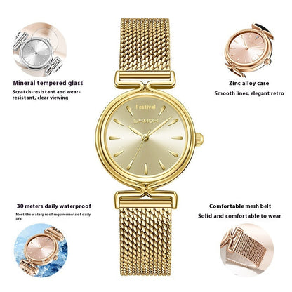 Montre Raffinée à Cadran Inspiration Marbre - Molinse