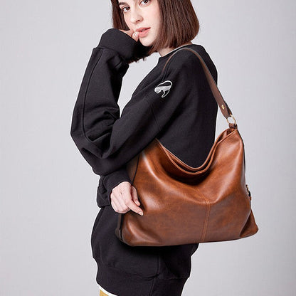 Grand sac cabas en cuir - Molinse