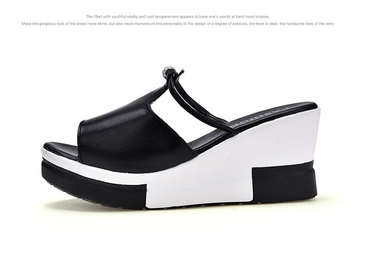 Sandales femme compensées ultra-légères