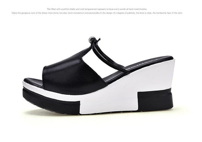 Sandales femme compensées ultra-légères