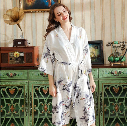 Ensemble Kimono en fausse soie - Molinse
