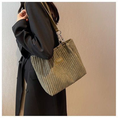 Sac Fourre-Tout En Velours Côtelé - Molinse