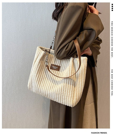 Sac Fourre-Tout En Velours Côtelé - Molinse