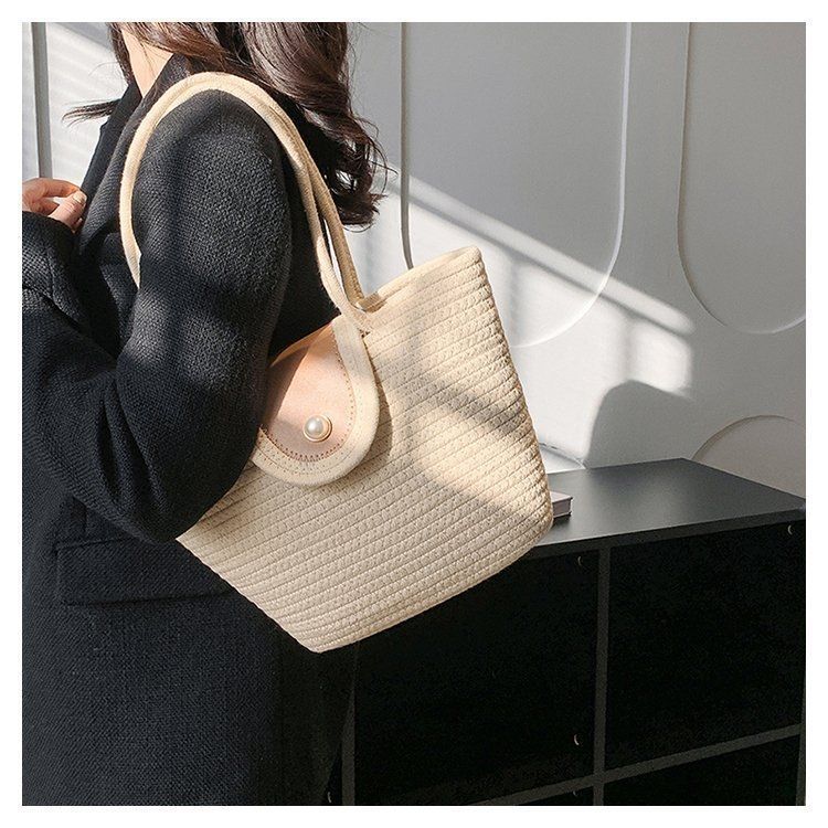 HELVA™ sac tissé en paille - Molinse