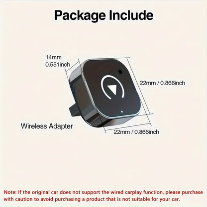 Adaptateur USB sans fil Android auto et Apple carPlay-