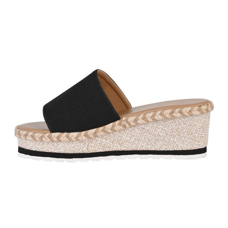 Tongs à Semelle Compensée pour Femme - Molinse