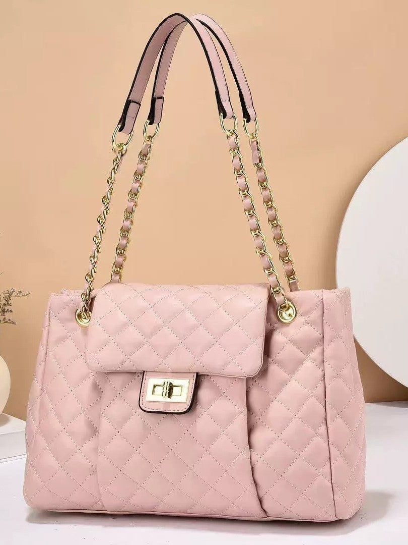 Sac messager à bandoulière avec chaîne