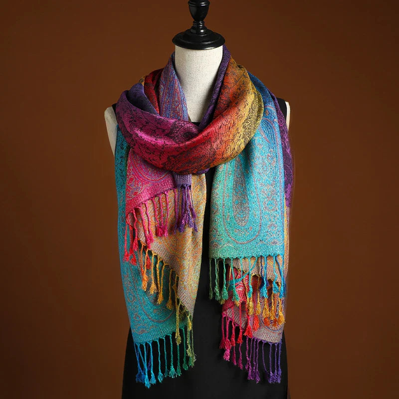 Châle Paisley de Style Bohème pour Femme - Molinse