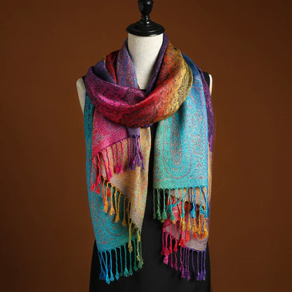 Châle Paisley de Style Bohème pour Femme - Molinse