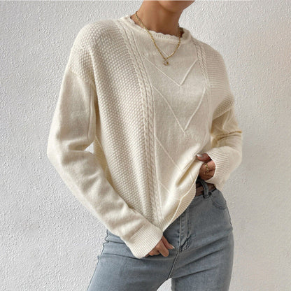 Pull à fond irrégulier à la mode pour femmes - Molinse