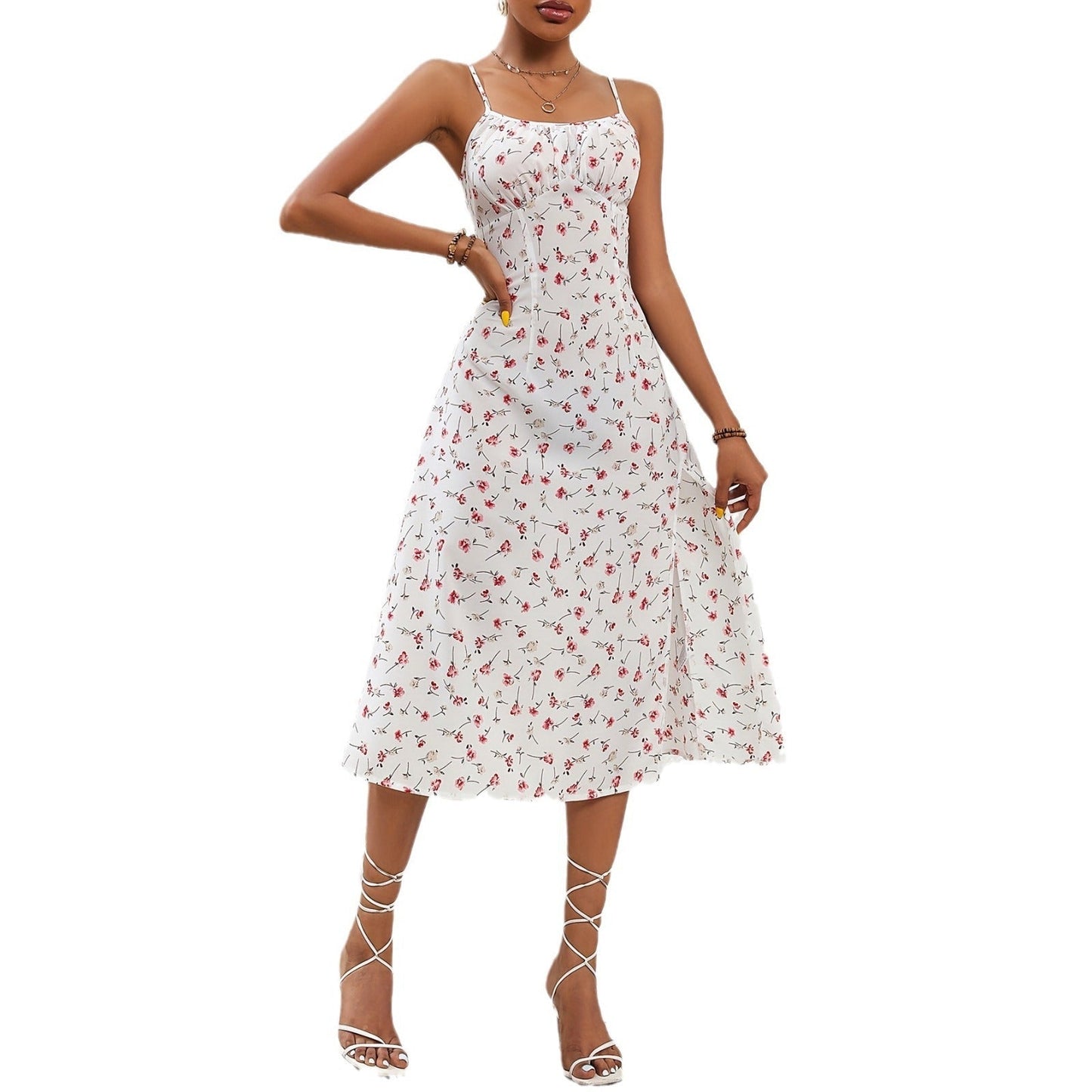 Robe Fluide à Pois – Style Estival Chic