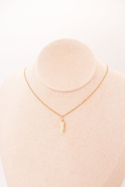 Pendant | Mini Jade Pillars “Plum Blossoms”