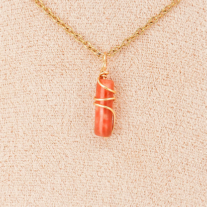 Pendant | Mini Jade Pillars “Plum Blossoms”