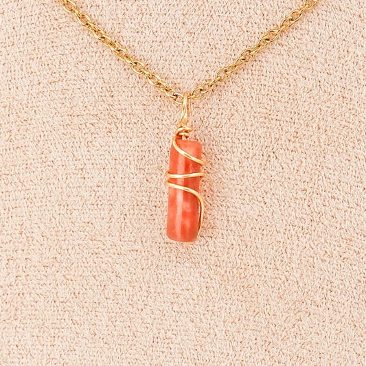 Pendant | Mini Jade Pillars “Plum Blossoms”