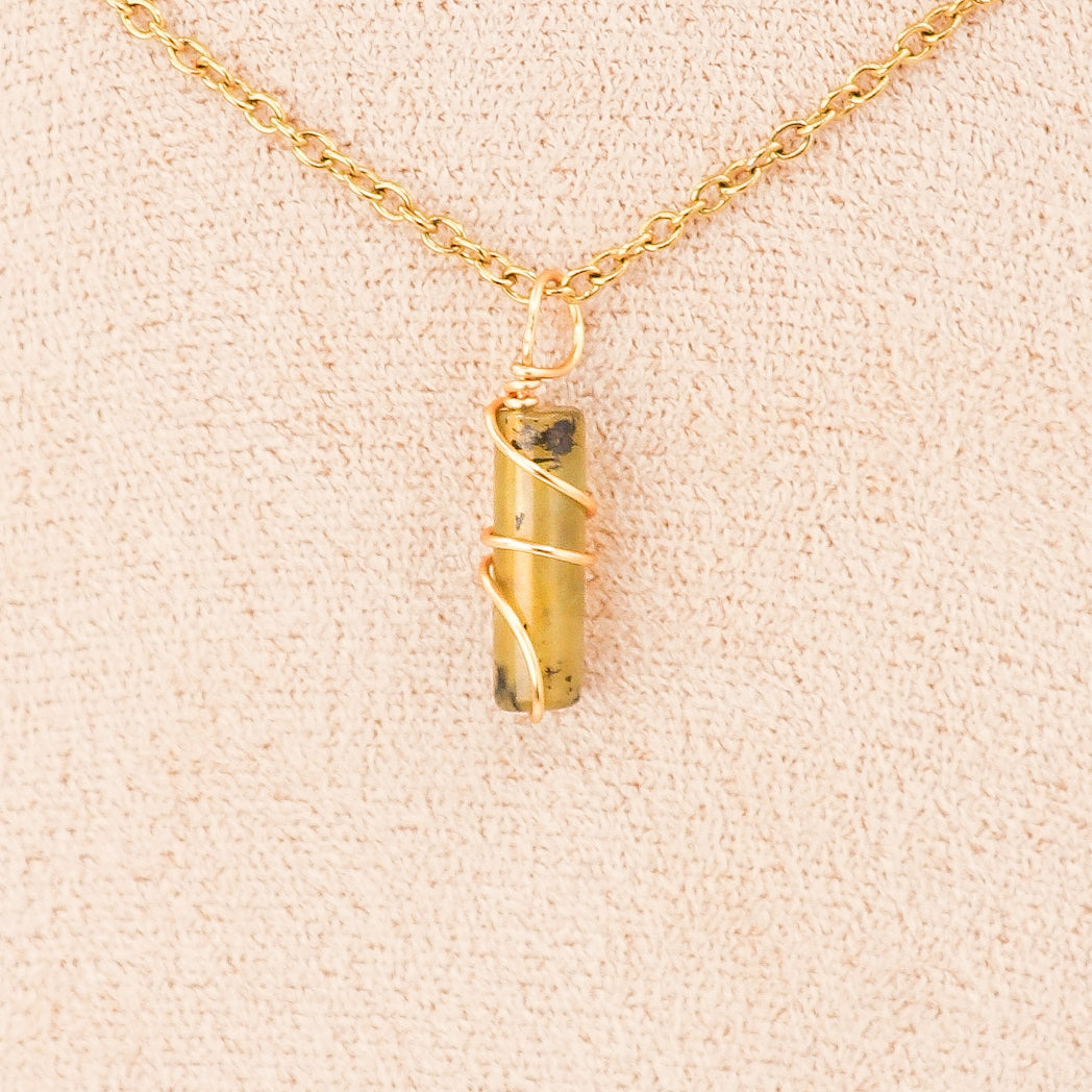 Pendant | Mini Jade Pillars “Plum Blossoms”