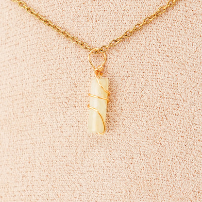 Pendant | Mini Jade Pillars “Plum Blossoms”