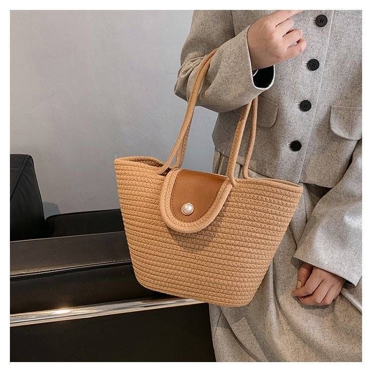 HELVA™ sac tissé en paille - Molinse