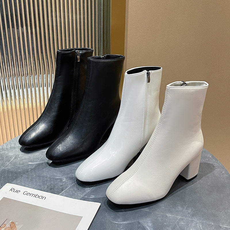 Bottes mode simple talons hauts - Molinse
