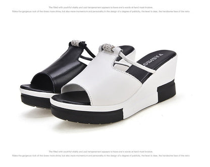 Sandales femme compensées ultra-légères