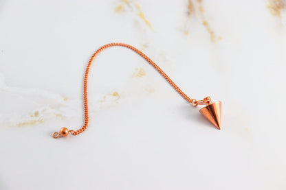 Cone Pendulum - Copper-plated brass